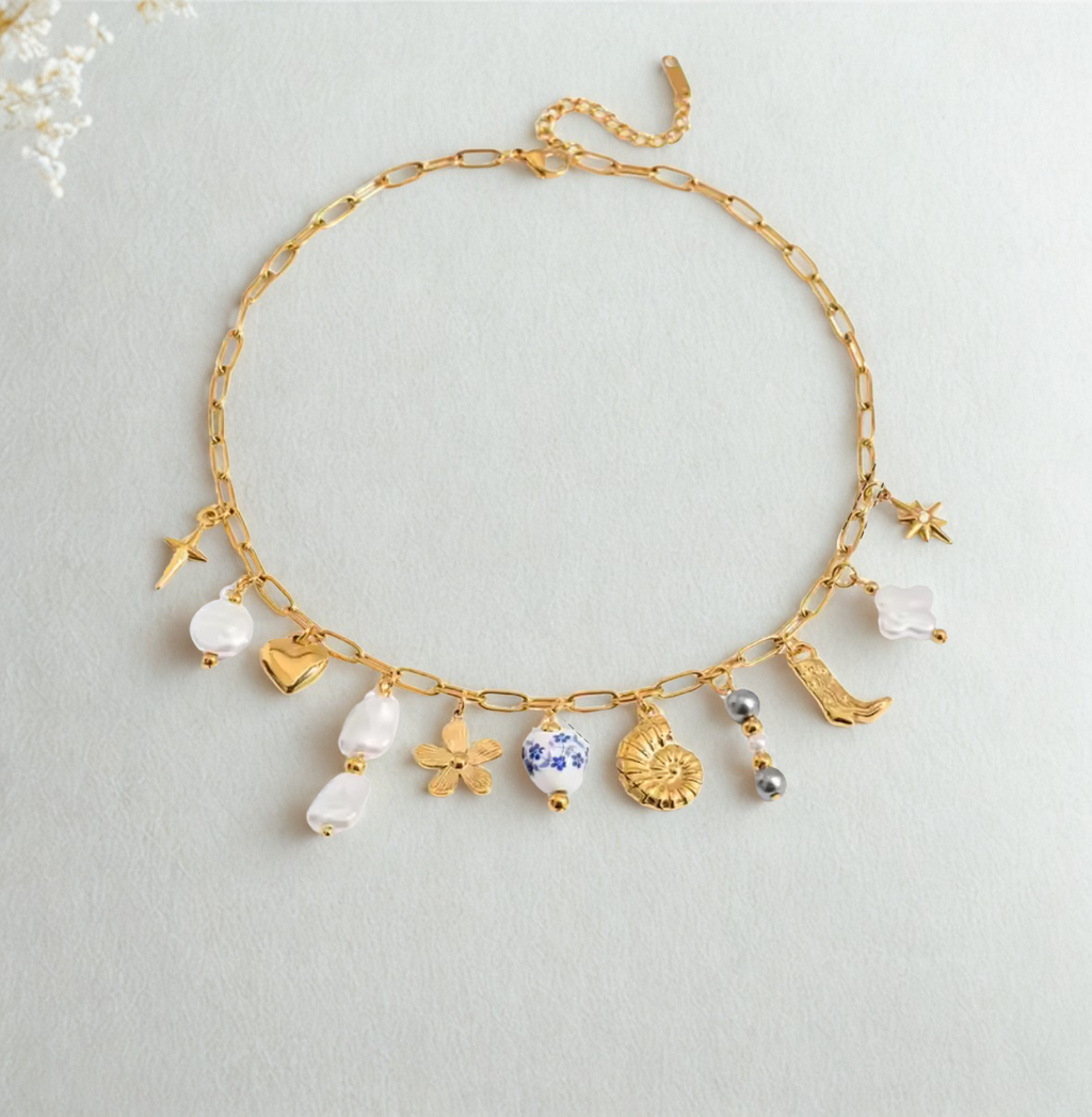 Daisy Dreams Gold Seacharm Necklace