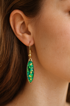 Ocean Aurora Long Drop Earrings