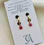 Fuchsia Glow Huggies Gold