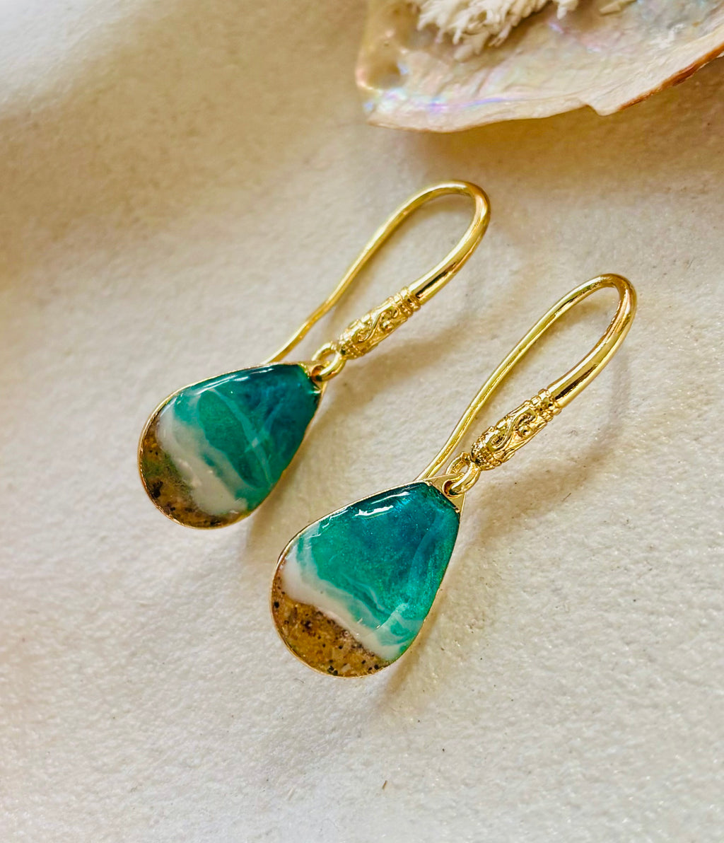 Tidal Embrace Teardrop Earrings