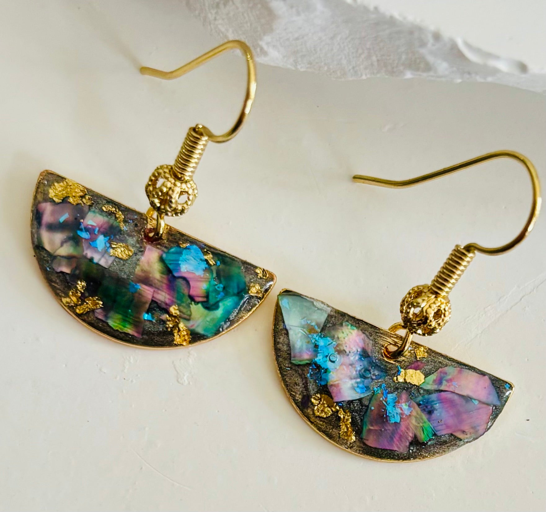 Moonlite Tides Semi Circle Earrings