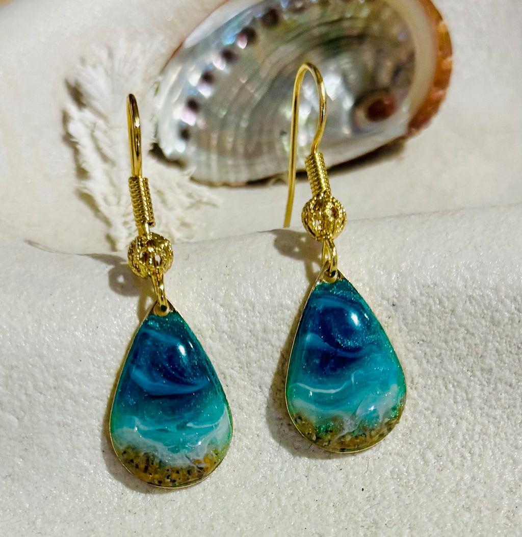Tidal Embrace Teardrop Earrings