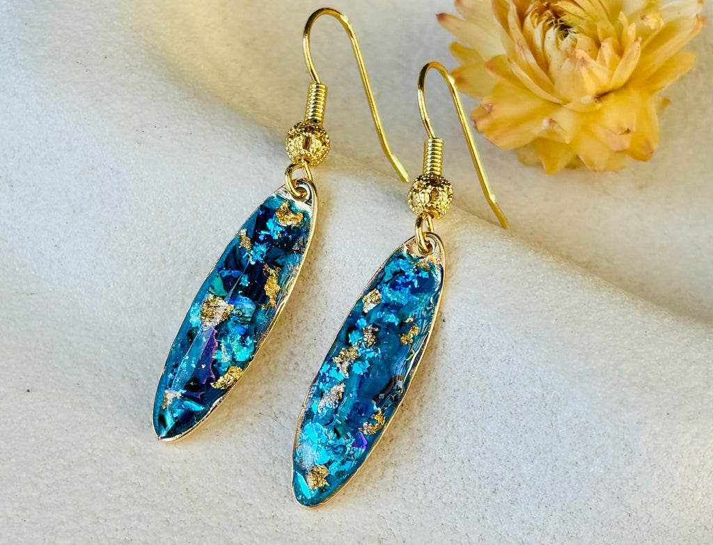 Velvet Tide Long Drop Earrings