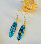 Velvet Tide Long Drop Earrings